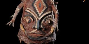 Masque-coiffe de cérémonie du Vanuatu