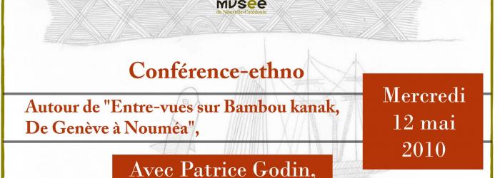 Annonce conférence Patrice Godin MNC 2010