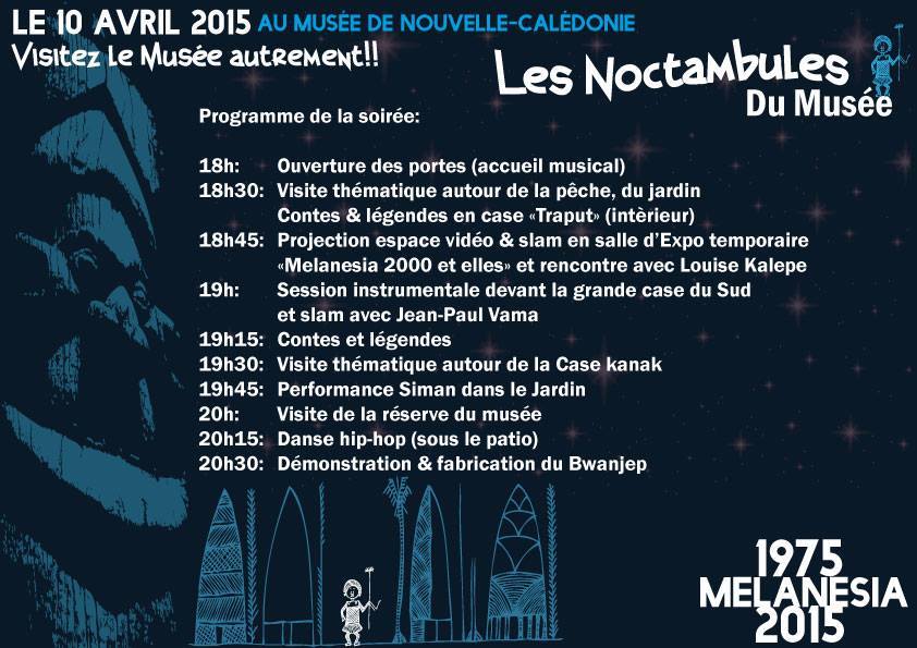 Programme noctambule avril 2015