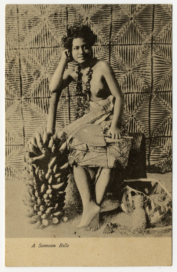 Carte postale de Samoa des collections du MNC