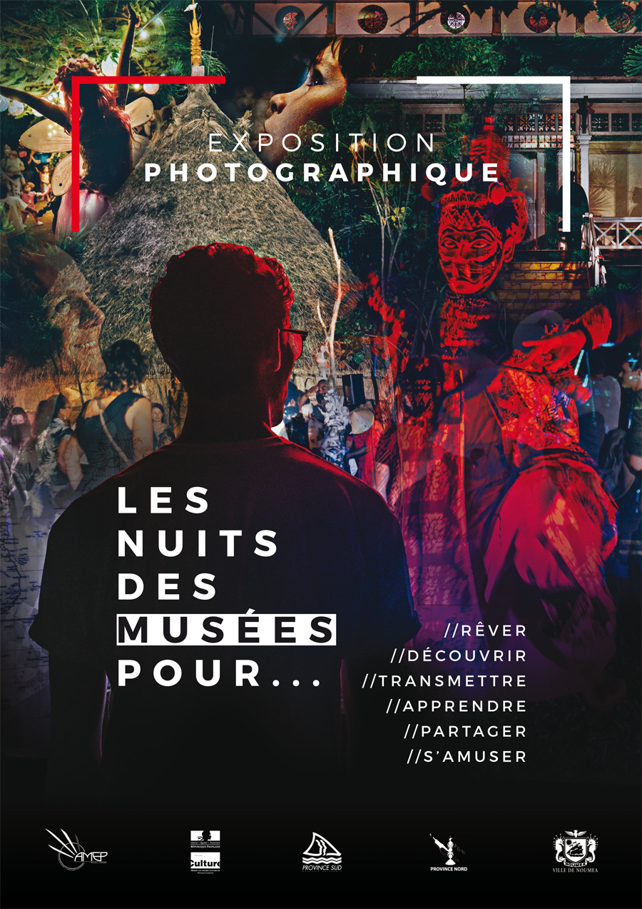Affiche de l'exposition " Les nuits des musées pour..."