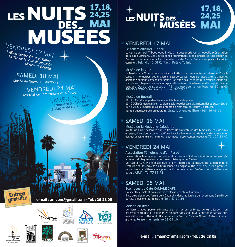 Flyer nuit des musées 2013