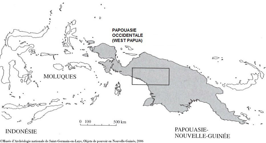 Carte de la papouasie